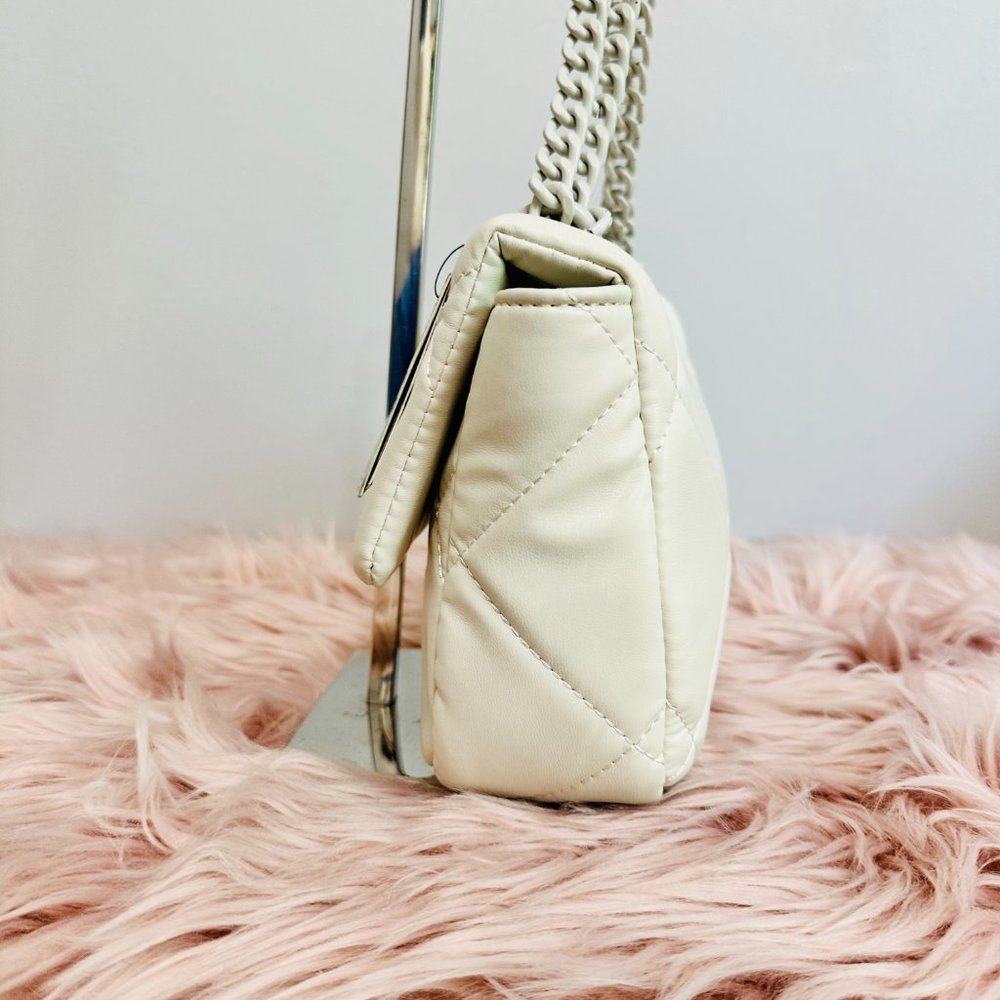 BADGLEY MISCHKA FAUX LEATHER QUILTED STUDDED CROSSBODY SHOULDER BAG - Picture 5 of 12